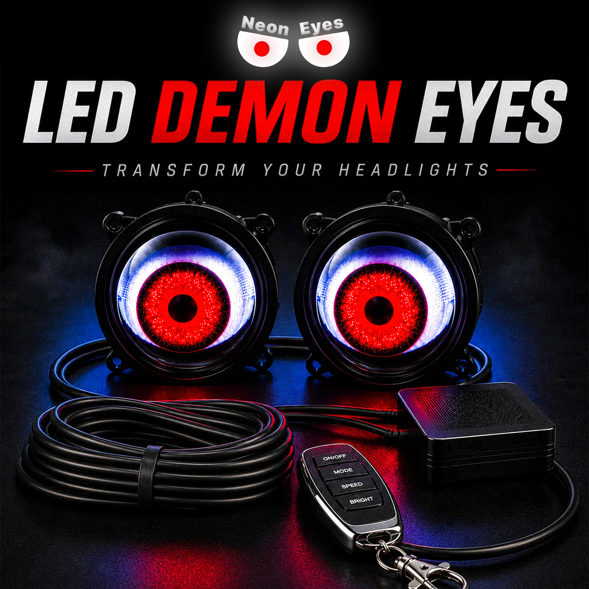 Neon Eyes - RGB Headlight Eyes